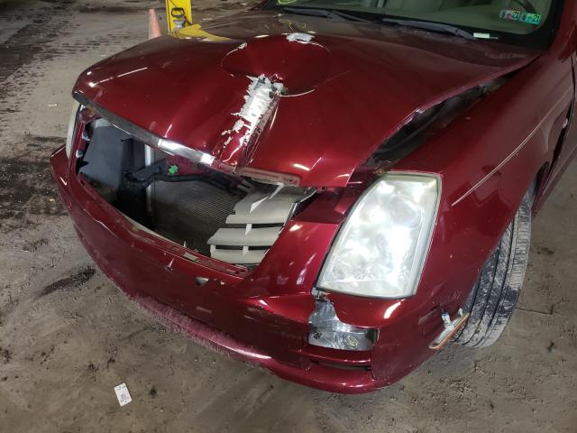 1G6DW677X60107798 - 2006 CADILLAC STS RED photo 9