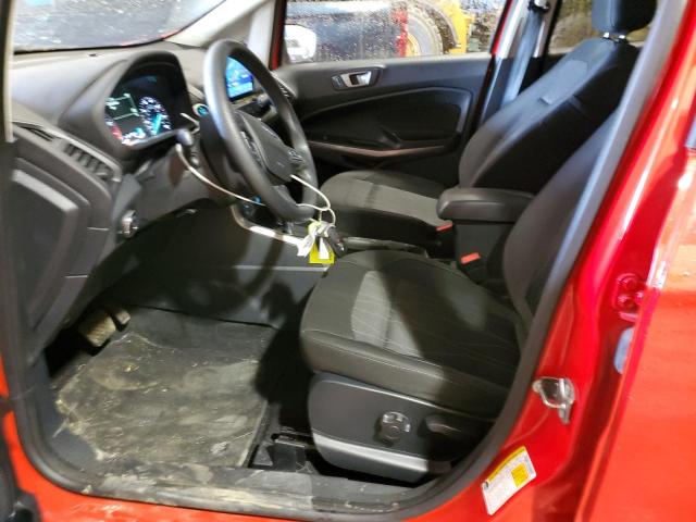 MAJ3S2GE1MC444700 - 2021 FORD ECOSPORT SE RED photo 7