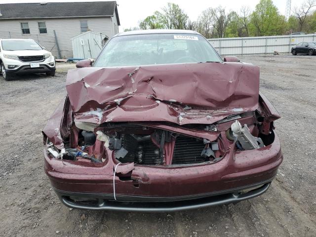 2G4WF551421179606 - 2002 BUICK REGAL GS BURGUNDY photo 5