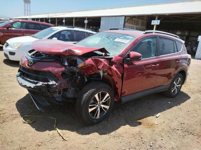 2T3WFREV3JW504332 - 2018 TOYOTA RAV4 ADVENTURE RED photo 1