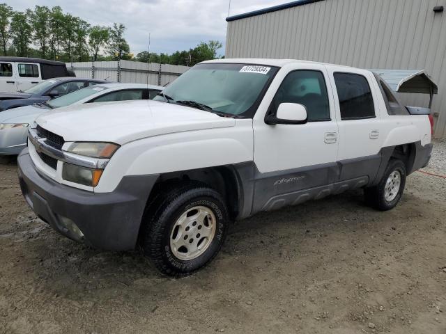 3GNEC13T83G201001 - 2003 CHEVROLET AVALANCHE C1500 WHITE photo 1