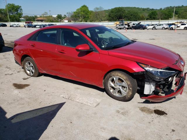 5NPLL4AG4MH042333 - 2021 HYUNDAI ELANTRA SE RED photo 4