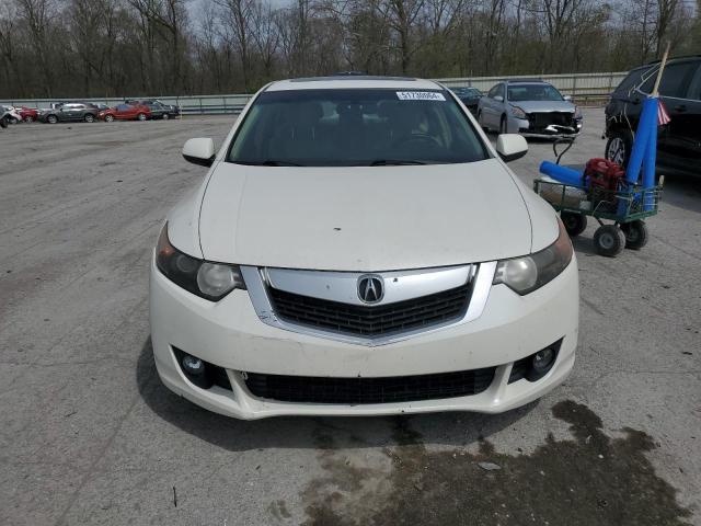 JH4CU2F67AC000441 - 2010 ACURA TSX WHITE photo 5