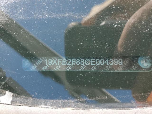 19XFB2F88CE004399 - 2012 HONDA CIVIC EX WHITE photo 12