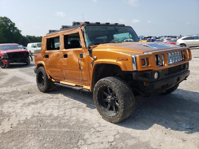 5GRGN22U06H114939 - 2006 HUMMER H2 SUT ORANGE photo 4