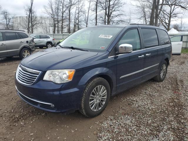 2C4RC1CG3ER425691 - 2014 CHRYSLER TOWN & COU TOURING L BLUE photo 1