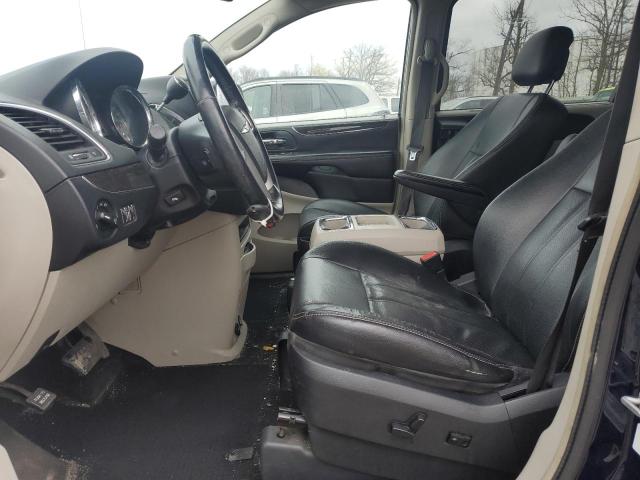 2C4RC1CG3ER425691 - 2014 CHRYSLER TOWN & COU TOURING L BLUE photo 7