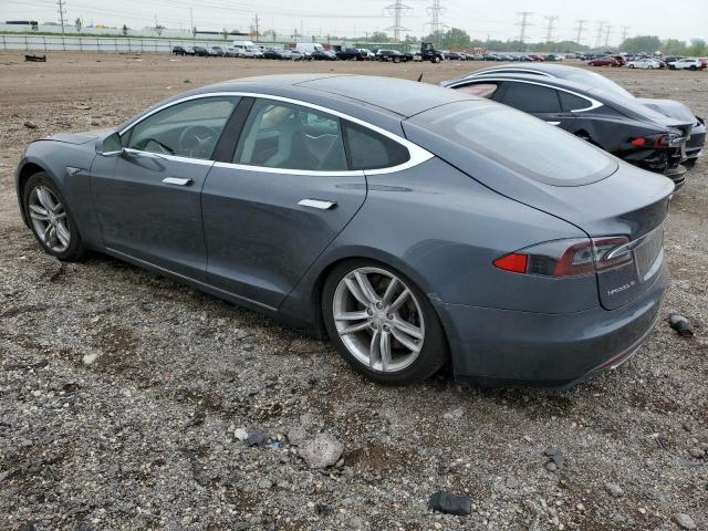 5YJSA1CN9DFP13148 - 2013 TESLA MODEL S GRAY photo 2