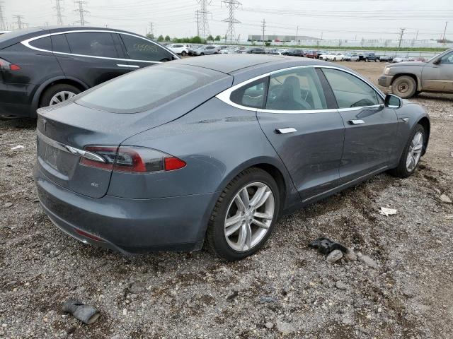 5YJSA1CN9DFP13148 - 2013 TESLA MODEL S GRAY photo 3