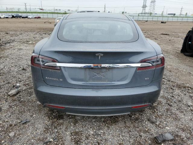 5YJSA1CN9DFP13148 - 2013 TESLA MODEL S GRAY photo 6