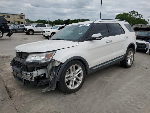 1FM5K7F80HGA11102 - 2017 FORD EXPLORER LIMITED WHITE photo 1