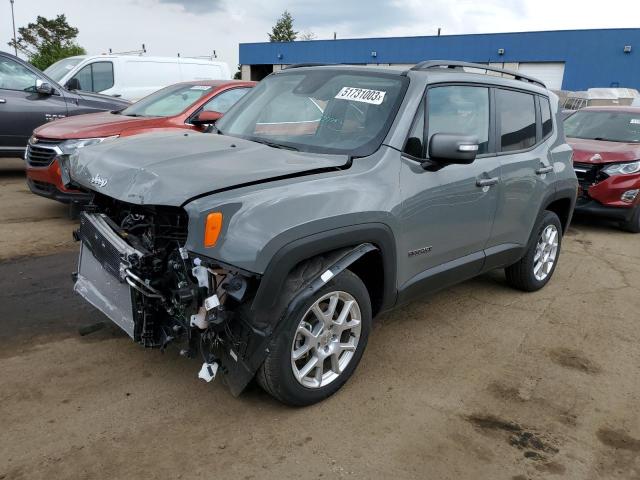 ZACNJDD15MPN35125 - 2021 JEEP RENEGADE LIMITED SILVER photo 1