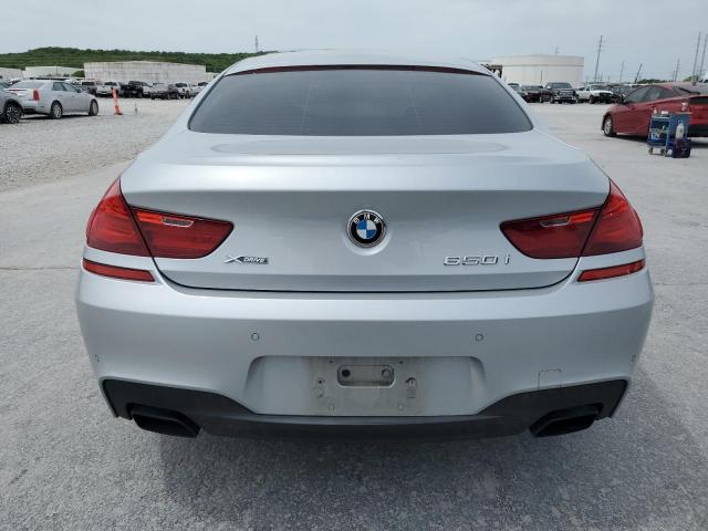 WBA6B4C57FD760766 - 2015 BMW 650 XI GRAN COUPE SILVER photo 6