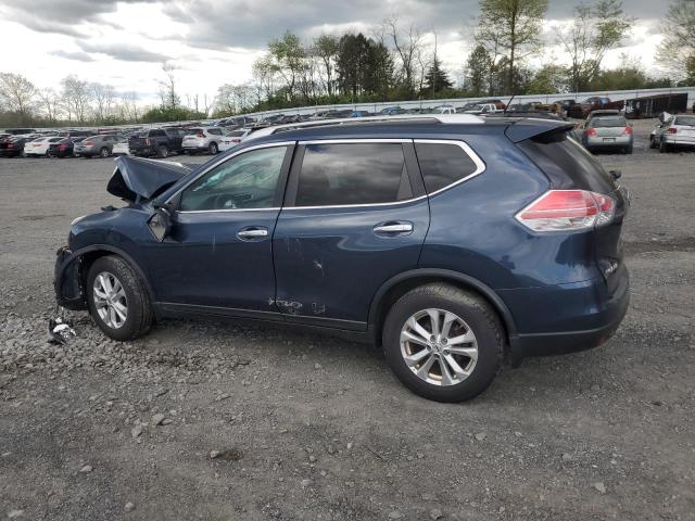 KNMAT2MV2FP552998 - 2015 NISSAN ROGUE S BLUE photo 2