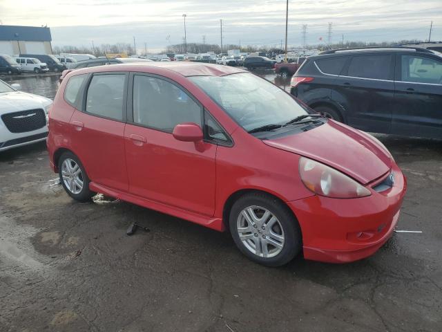 JHMGD38677S038030 - 2007 HONDA FIT S 红色 照片 4