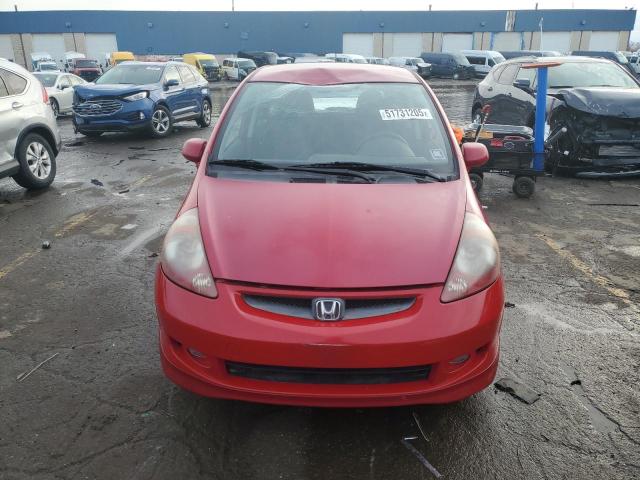 JHMGD38677S038030 - 2007 HONDA FIT S 红色 照片 5