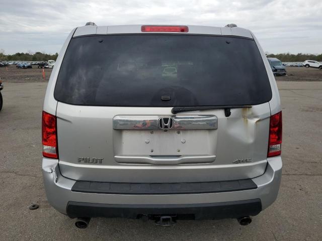 5FNYF4H52BB004371 - 2011 HONDA PILOT EXL SILVER photo 6