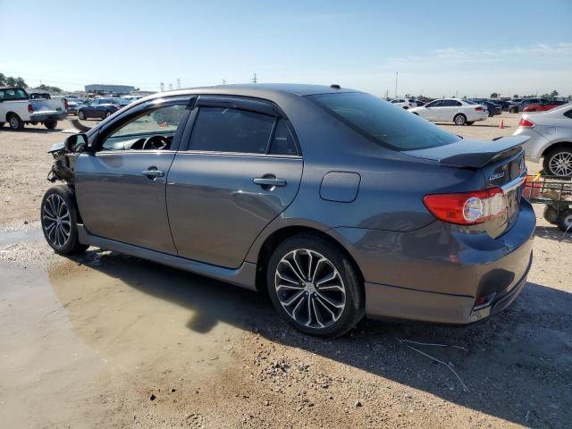5YFBU4EEXDP158186 - 2013 TOYOTA COROLLA BASE Մոխրագույն լուսանկար 2