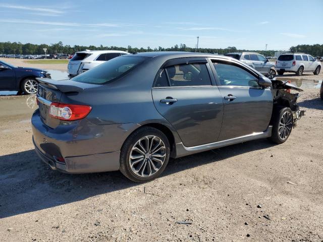 5YFBU4EEXDP158186 - 2013 TOYOTA COROLLA BASE Մոխրագույն լուսանկար 3