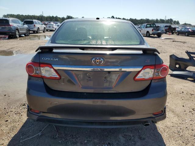 5YFBU4EEXDP158186 - 2013 TOYOTA COROLLA BASE Մոխրագույն լուսանկար 6