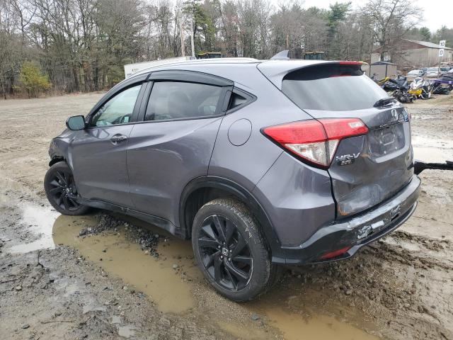 3CZRU6H1XNM707424 - 2022 HONDA HR-V SPORT GRAY photo 2