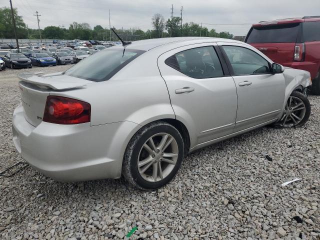 1B3BD1FG2BN587462 - 2011 DODGE AVENGER MAINSTREET SILVER photo 3