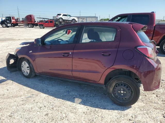 ML32AUHJ1MH005955 - 2021 MITSUBISHI MIRAGE ES MAROON photo 2