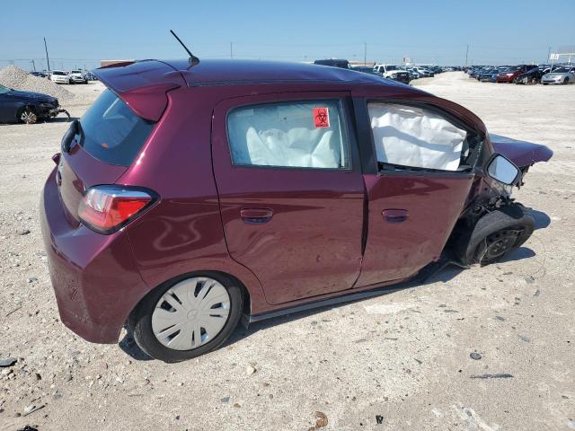 ML32AUHJ1MH005955 - 2021 MITSUBISHI MIRAGE ES MAROON photo 3