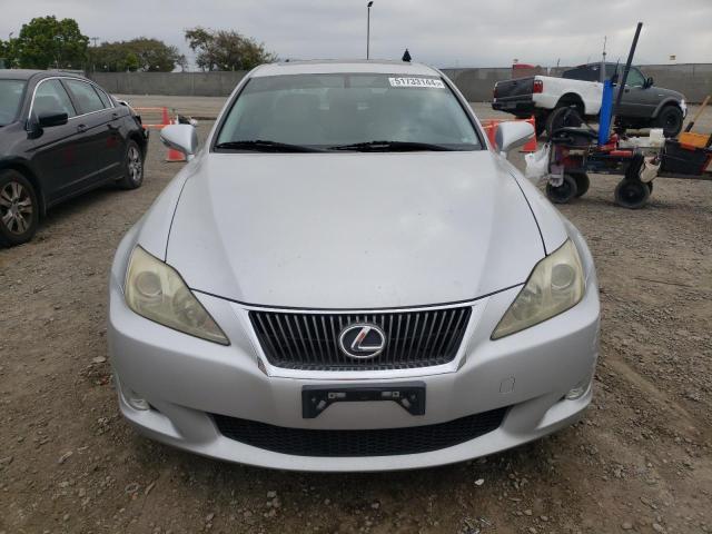 JTHBF5C22A5119091 - 2010 LEXUS IS 250 SILVER photo 5