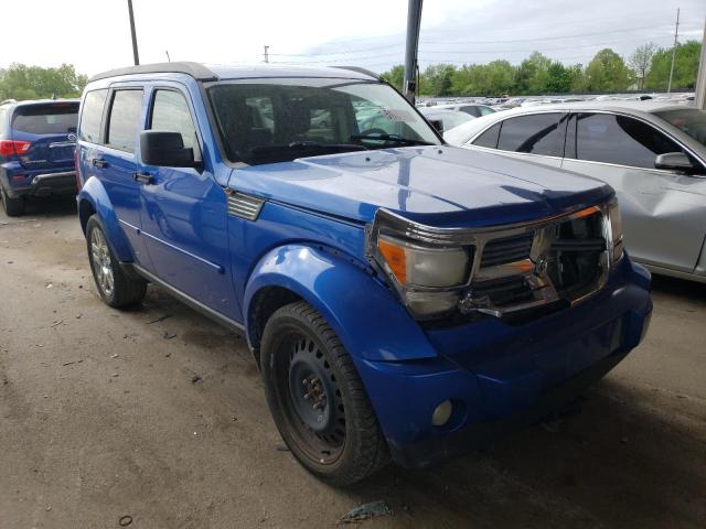 1D8GU58K17W724746 - 2007 DODGE NITRO SLT BLUE photo 4