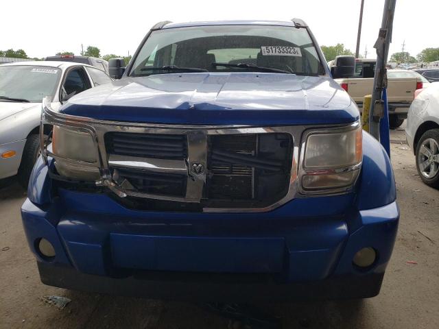 1D8GU58K17W724746 - 2007 DODGE NITRO SLT BLUE photo 5