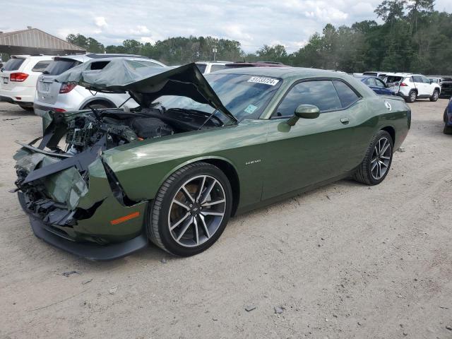 2C3CDZBT8NH192255 - 2022 DODGE CHALLENGER R/T GREEN photo 1