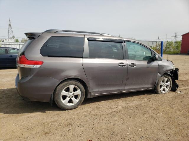 5TDKA3DC0BS005372 - 2011 TOYOTA SIENNA BASE GRAY photo 3