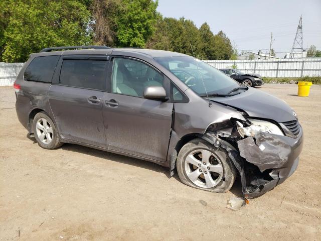 5TDKA3DC0BS005372 - 2011 TOYOTA SIENNA BASE GRAY photo 4