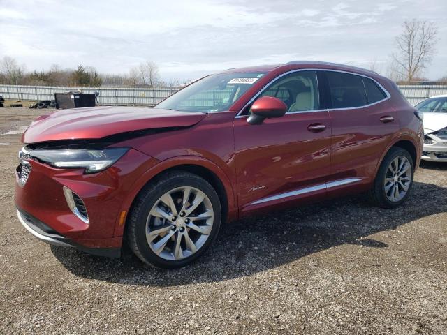 LRBFZSR42MD141943 - 2021 BUICK ENVISION AVENIR RED photo 1