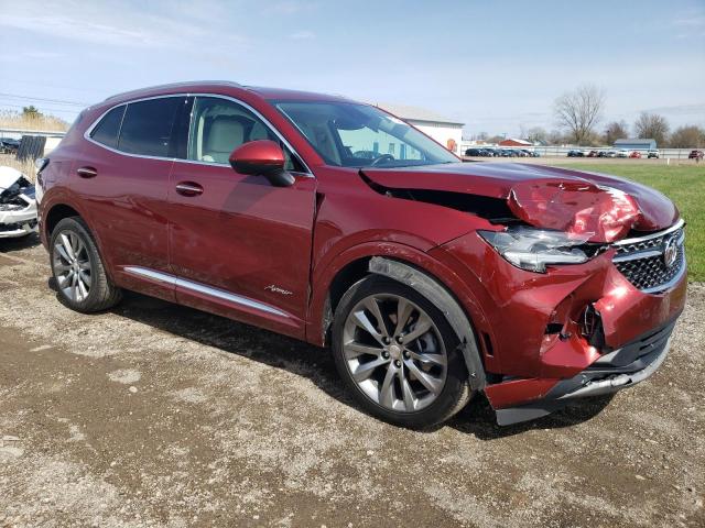 LRBFZSR42MD141943 - 2021 BUICK ENVISION AVENIR RED photo 4