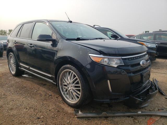 2FMDK4AK9EBB36194 - 2014 FORD EDGE SPORT BLACK photo 4