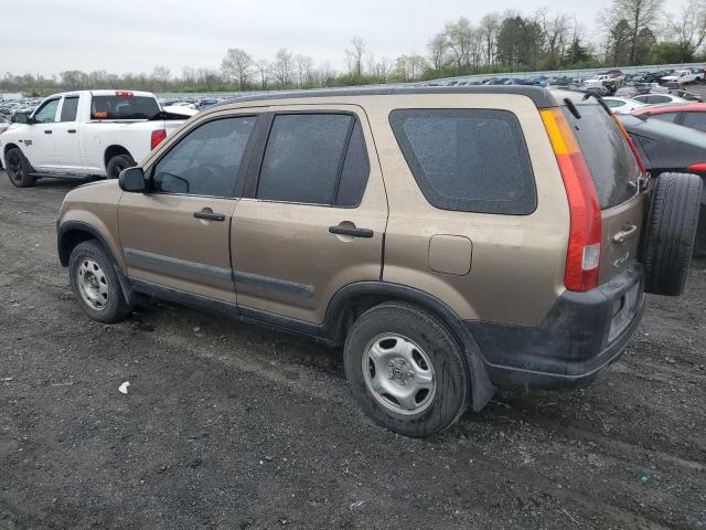 SHSRD68482U001951 - 2002 HONDA CR-V LX TAN photo 2