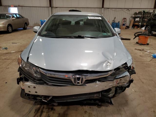 2HGFB2F58CH526283 - 2012 HONDA CIVIC LX BLUE photo 5