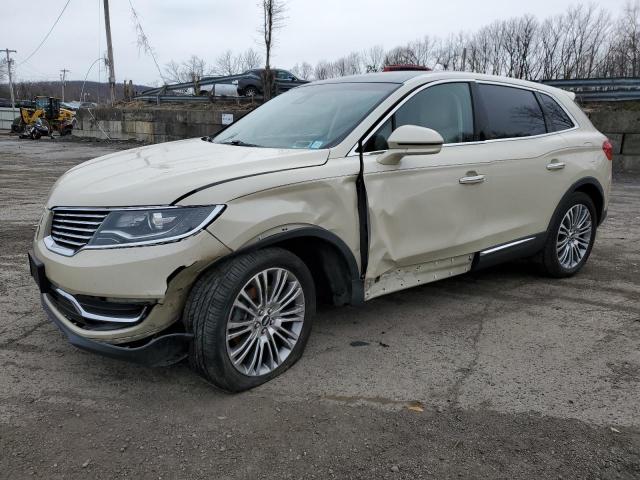 2LMPJ8LR7JBL49211 - 2018 LINCOLN MKX RESERVE Կրեմագույն լուսանկար 1