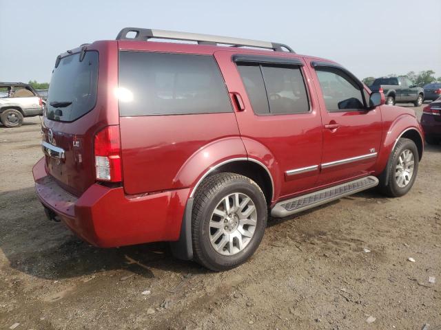 5N1BR18B58C632945 - 2008 NISSAN PATHFINDER LE RED photo 3