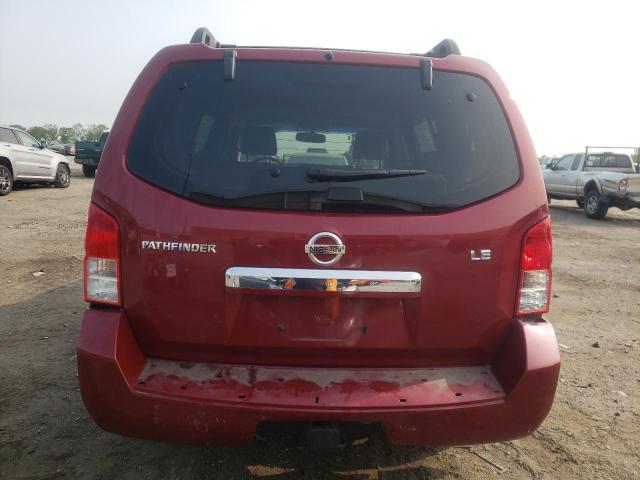 5N1BR18B58C632945 - 2008 NISSAN PATHFINDER LE RED photo 6