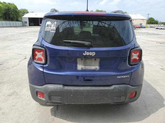 ZACNJAA16LPL33864 - 2020 JEEP RENEGADE SPORT BLUE photo 6