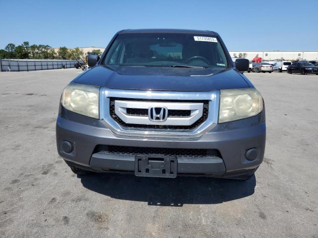 5FNYF4H28BB063656 - 2011 HONDA PILOT LX GRAY photo 5