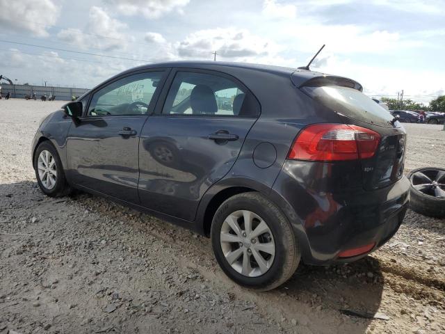 KNADN5A34D6101941 - 2013 KIA RIO EX CHARCOAL photo 2