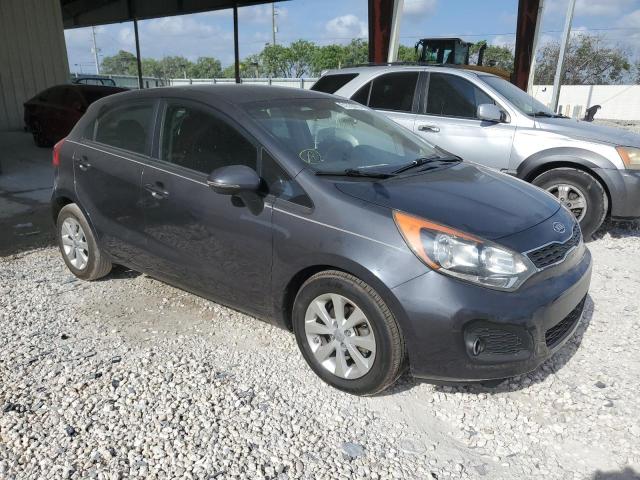 KNADN5A34D6101941 - 2013 KIA RIO EX CHARCOAL photo 4