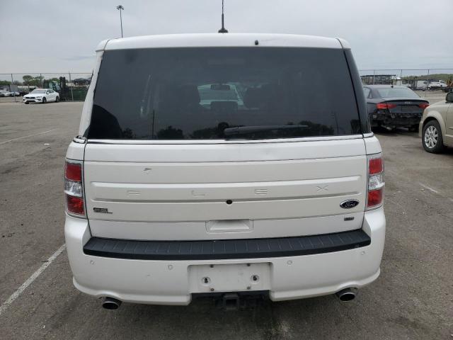 2FMHK6C81JBA20299 - 2018 FORD FLEX SEL WHITE photo 6