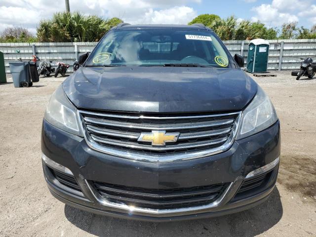 1GNKRHKD2FJ186714 - 2015 CHEVROLET TRAVERSE LT BLACK photo 5