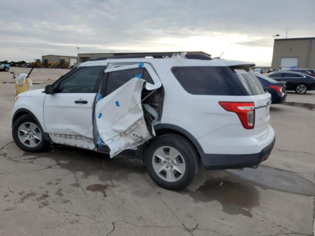 1FM5K7B89DGC38840 - 2013 FORD EXPLORER WHITE photo 2