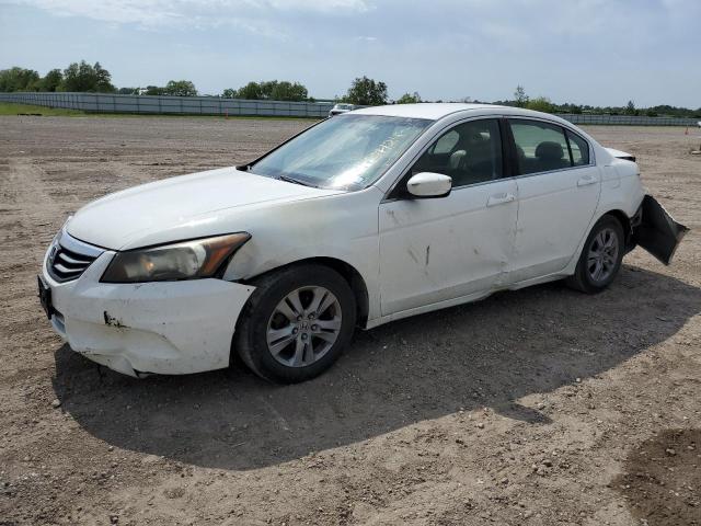 1HGCP2F62CA053590 - 2012 HONDA ACCORD SE WHITE photo 1